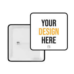 Customized Square Pin Badges